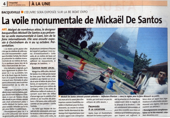 Article sur l'oeuvre monumentale 
