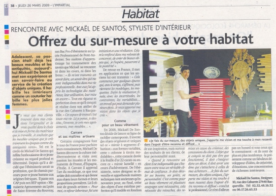 Offrez du sur-mesure à votre habitat, l’Impartial