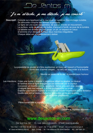 étagère murale Plaquette commerciale Mickael de Santos