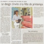 Designer pour Paris Normandie,le créateur Mickael de Santos présente ses meubles design aux Andelys près de Rouen