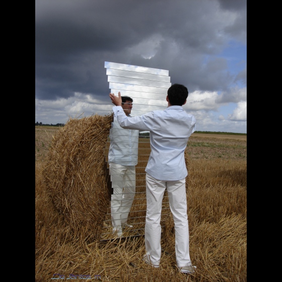 Le miroir Segment d’horizon traduit à merveille les multiples variations de cette campagne Normande, motif des peintres impressionnistes.