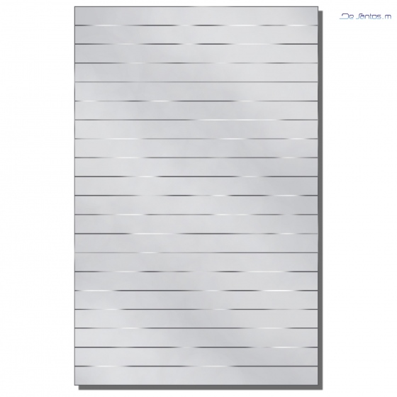 Le miroir au design modulable est proposé en glaces claires ou fumées. 