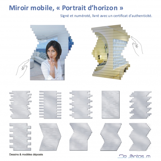 Un miroir design comme il n’en a jamais existé, une infinité de formes s’ouvrent à vous