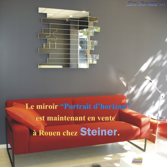 Les miroirs modulables à lamelles amovibles sont en ventes chez Steiner à Rouen et Caen. 
