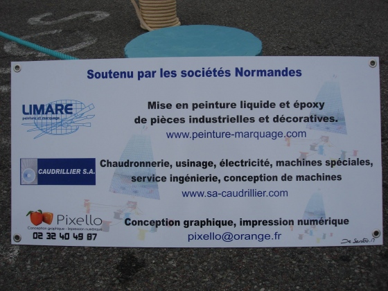 Des sociétés normandes qui soutiennent mes projets.