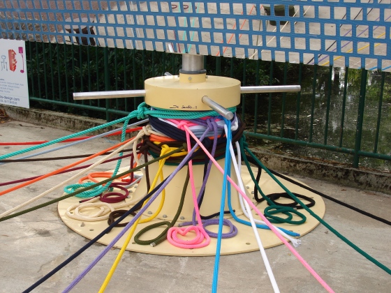 Salon nautique Boat Expo Caen-Ouistreham, Sculpture voile miroirs Mickaël de Santos