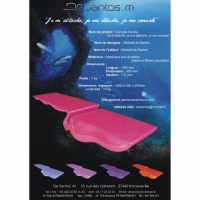 Etagère murale « Je m'attache, je me détache, je me console »