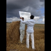 Miroir design« Segment d’Horizon »sa forme change suivant votre envie