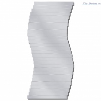 Miroir design« Segment d’Horizon »sa forme change suivant votre envie