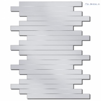 Portrait d'horizon est un miroir au design changeant grasse à ses lamelles de miroir amovibles.En vente chez Steiner à Rouen et 