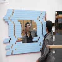 Miroir modulable « Réflexion mobile»