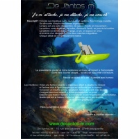 Etagère murale « Je m'attache, je me détache, je me console »