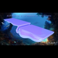 Etagère murale « Je m'attache, je me détache, je me console »