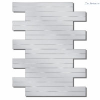 Portrait d'horizon est un miroir au design changeant grasse à ses lamelles de miroir amovibles.En vente chez Steiner à Rouen et 